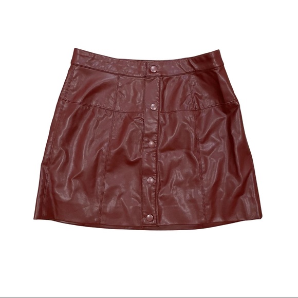 FREE PEOPLE Maisie Vegan Mini Skirt - Picture 3 of 4